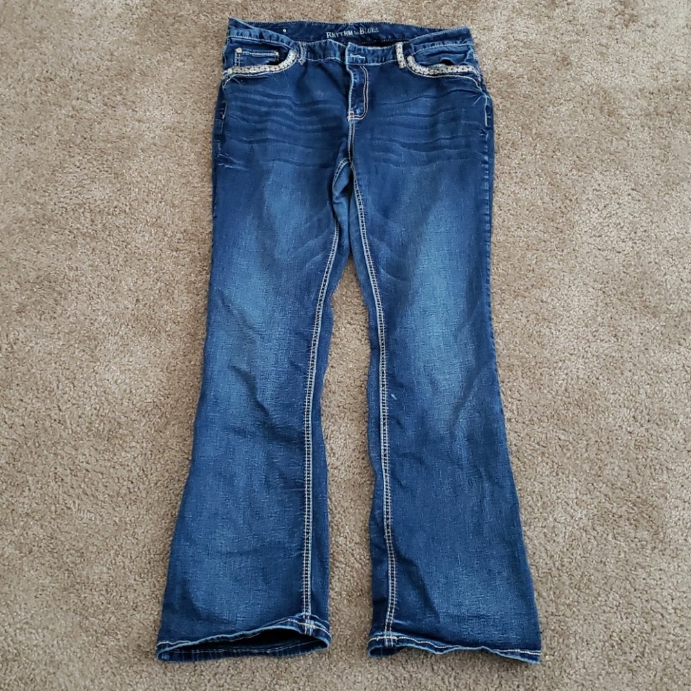 Rhythm in blues jeans